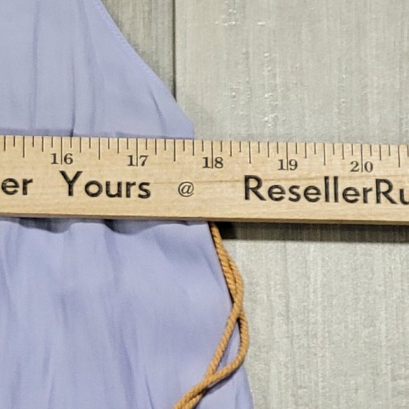 Ramy Brook Top Women's Large Lavender River Open Back Tech New - Picture 7 of 8